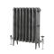 Victoria - Classic Cast Iron Radiator - 25.98" Tall - Pewter - Multiple Sizes Available
