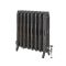 Charlotte - Ornate Cast Iron Radiator - 30.24" Tall - Slate Black - Multiple Sizes Available