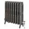 Charlotte - Ornate Cast Iron Radiator - 30.24" Tall - Slate Black - Multiple Sizes Available
