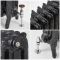 Charlotte - Ornate Cast Iron Radiator - 30.24" Tall - Slate Black - Multiple Sizes Available