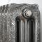 Charlotte - Ornate Cast Iron Radiator - 30.24" Tall - Pewter - Multiple Sizes Available