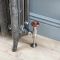 Charlotte - Ornate Cast Iron Radiator - 30.24" Tall - Pewter - Multiple Sizes Available