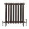 Erté - Oval Column Cast Iron Radiator - 29.92" Tall - Antique Copper - Multiple Sizes Available