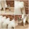 Erté - Oval Column Cast Iron Radiator - 22.05" Tall - Antique White - Multiple Sizes Available