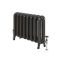 Erté - Oval Column Cast Iron Radiator - 22.05" Tall - Slate Black - Multiple Sizes Available
