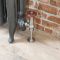 Erté - Oval Column Cast Iron Radiator - 22.05" Tall - Pewter - Multiple Sizes Available