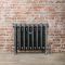 Erté - Oval Column Cast Iron Radiator - 22.05" Tall - Pewter - Multiple Sizes Available
