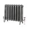 Erté - Oval Column Cast Iron Radiator - 22.05" Tall - Pewter - Multiple Sizes Available