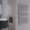 Bosa - Chrome Hydronic Designer Towel Warmer - 46.75" x 23.5"