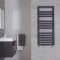Ponza - Anthracite Hydronic Designer Towel Warmer - 47.25" x 19.75"