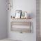 Ponza - Mineral Quartz Hydronic Designer Towel Warmer - 19.75" x 47.25"