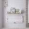 Ponza - White Hydronic Designer Towel Warmer - 19.75" x 47.25"