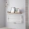 Ponza - White Hydronic Designer Towel Warmer - 19.75" x 47.25"