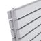 Sloane - Silver Horizontal Double Flat-Panel Designer Radiator - 14" x 63"