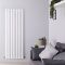 Revive - White Vertical Single-Panel Designer Radiator - 63" x 23.25"