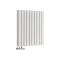 Revive Caldae - White Horizontal Double-Panel Designer Radiator - 25" x 23.25"