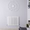 Revive - White Horizontal Double-Panel Designer Radiator - 25" x 32.5"
