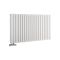 Revive Caldae - White Horizontal Double-Panel Designer Radiator - 25" x 46.5"