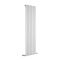 Delta - White Vertical Single Slim-Panel Designer Radiator - 63" x 19.25"