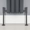 Hudson Reed Minimalist Anthracite Manual Angled Radiator Valves (Pair)