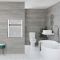 Arno Electric - White Bar On Bar Plug-In Towel Warmer - 28 3/4” x 17 3/4”