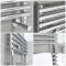Arno - Chrome Hydronic Bar On Bar Towel Warmer - 28 3/4” x 23 5/8”
