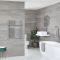 Arno - Chrome Hydronic Bar On Bar Towel Warmer - 28 3/4” x 23 5/8”