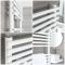 Arno - White Hydronic Bar On Bar Towel Warmer - 28 3/4” x 23 5/8”