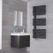 Iseo - Anthracite Hydronic Designer Towel Warmer - 44" x 19.75"