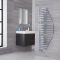 Lazio - Chrome Hydronic Designer Towel Warmer - 57.5" x 21.5"