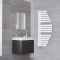 Lazio - Mineral White Hydronic Designer Towel Warmer - 43.25" x 19"