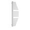 Lazio - Mineral White Hydronic Designer Towel Warmer - 57.5" x 21.5"