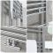 Neva - Chrome Hydronic Central Connection Flat Towel Warmer - 63” x 19 5/8”