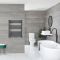 Neva Electric - Anthracite Flat Plug-In Towel Warmer - 31 5/8” x 19 5/8”