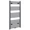 Neva Electric - Anthracite Flat Plug-In Towel Warmer - 46 3/4” x 23 5/8”