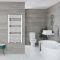 Neva Electric - White Flat Plug-In Towel Warmer - 46 3/4” x 23 5/8”