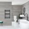 Artle Electric - Anthracite Curved Plug-In Towel Warmer - 31” x 20”