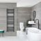 Artle Electric - Anthracite Curved Plug-In Towel Warmer - 63” x 20”
