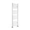 Ive - White Hydronic Curved Towel Warmer - 63" x 19 5/8”