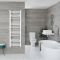 Ive Electric - White Curved Plug-In Towel Warmer - 63” x 20”