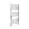 Kent - Chrome Hydronic Curved Towel Warmer - 47 1/4” x 23 5/8”