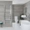 Kent Electric - Chrome Curved Plug-In Towel Warmer - 63” x 24”