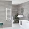 Ive - White Hydronic Flat Towel Warmer - 39 3/8” x 15 3/4”