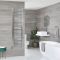 Kent - Chrome Hydronic Flat Towel Warmer - 63" x 15 3/4”