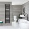 Nox Electric - Matte Black Flat Plug-In Towel Warmer - 70 7/8” x 15 3/4”