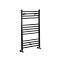 Nox - Matt Black Hydronic Flat Towel Warmer - 39 3/8” x 19 5/8”