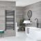 Artle - Anthracite Hydronic Flat Towel Warmer - 47 1/4” x 23 5/8”