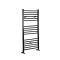 Nox - Matt Black Hydronic Flat Towel Warmer - 47 1/4” x 23 5/8”