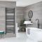 Artle - Anthracite Hydronic Flat Towel Warmer - 70 7/8” x 23 5/8”