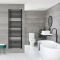 Nox Electric - Matte Black Flat Plug-In Towel Warmer - 70 7/8” x 23 5/8”